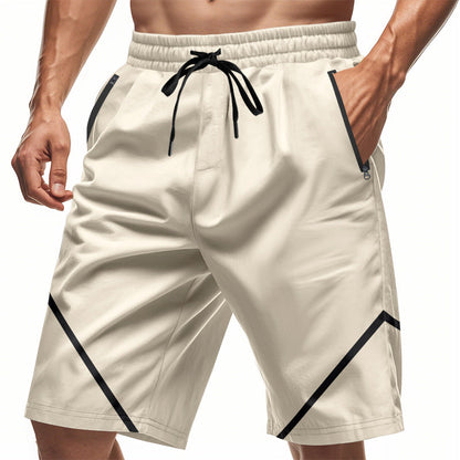Men's Athletic Shorts - Breathable - Relaxed Fit - Zip Pockets - Nocini