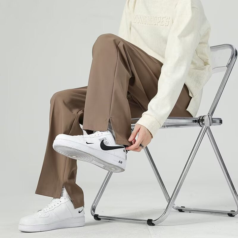 Slim Fit Men's Lightweight Trousers