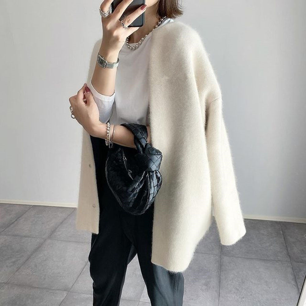Women's Fashionable Knit Cardigan - Nocini