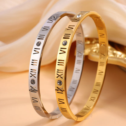Classic Numbered Metal Bracelet - Nocini