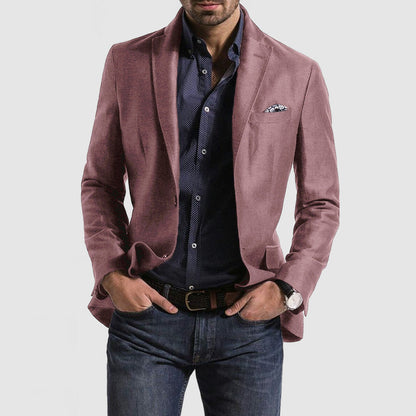 Slim Fit Men's Business Blazer