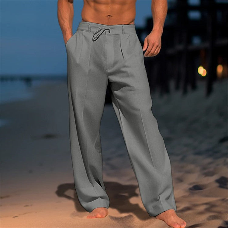 Comfortable Men's Casual Full Length Trousers