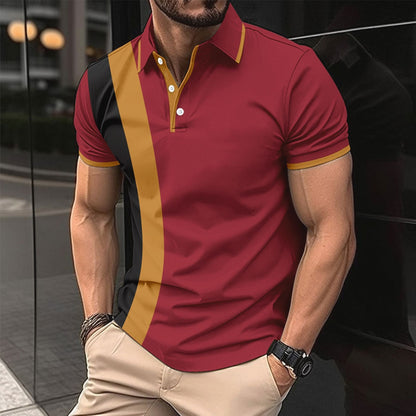 Slim Fit Mens Cotton Polo Short Sleeve Shirt