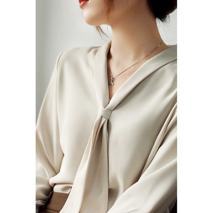 Elegant Silk Necktie Top