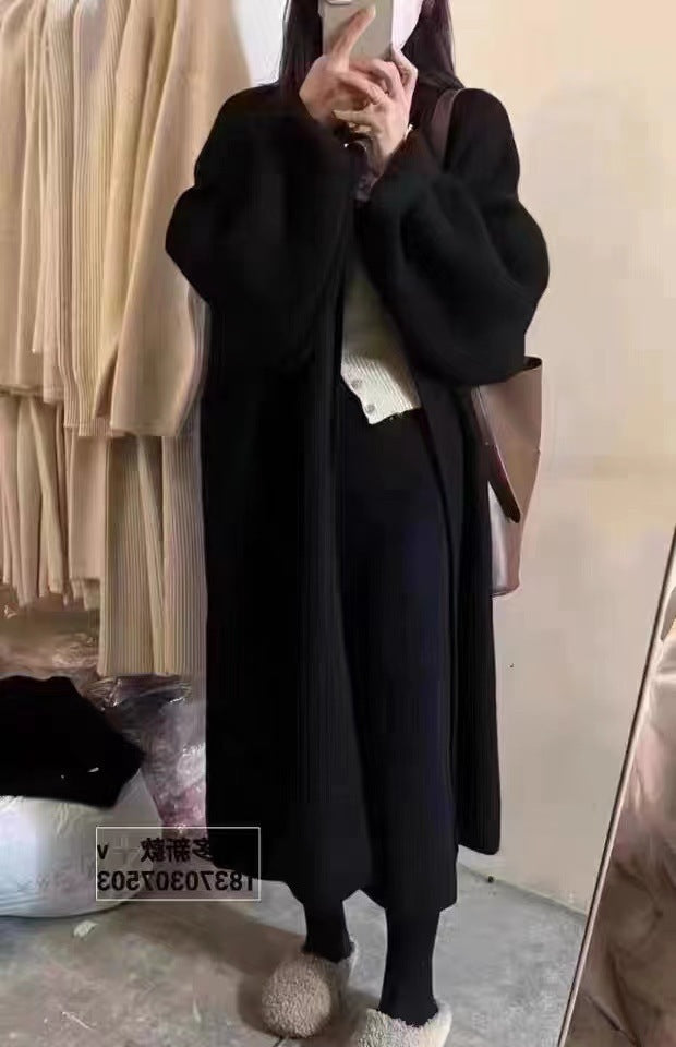Women's Long Soft Open Front Cardigan Coat
