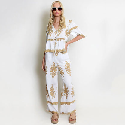 Comfortable 2 Piece Women's Outfit Set