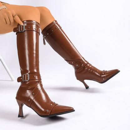 Clean Leather Ankle Boots - Olytrend