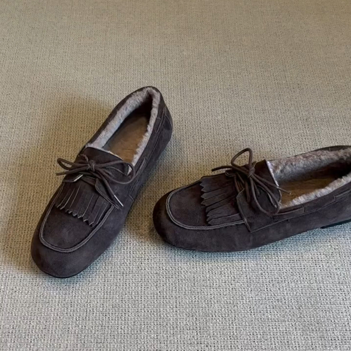 Soft Fuzzy Slippers for Women - Warm Lined Comfort Shoes