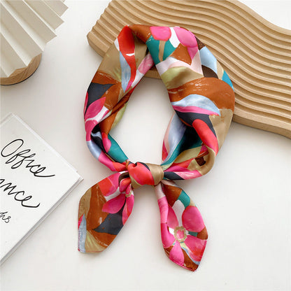 Luxurious Silk Patterned Scarf