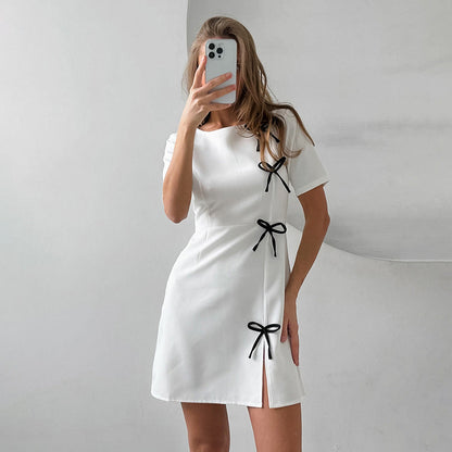 Floral Short A-Line Dress for Women