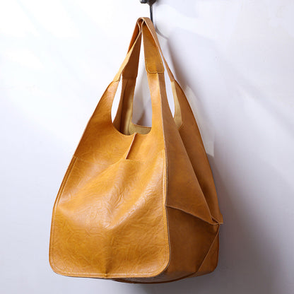 Large Classic Leather Tote Bag for Women