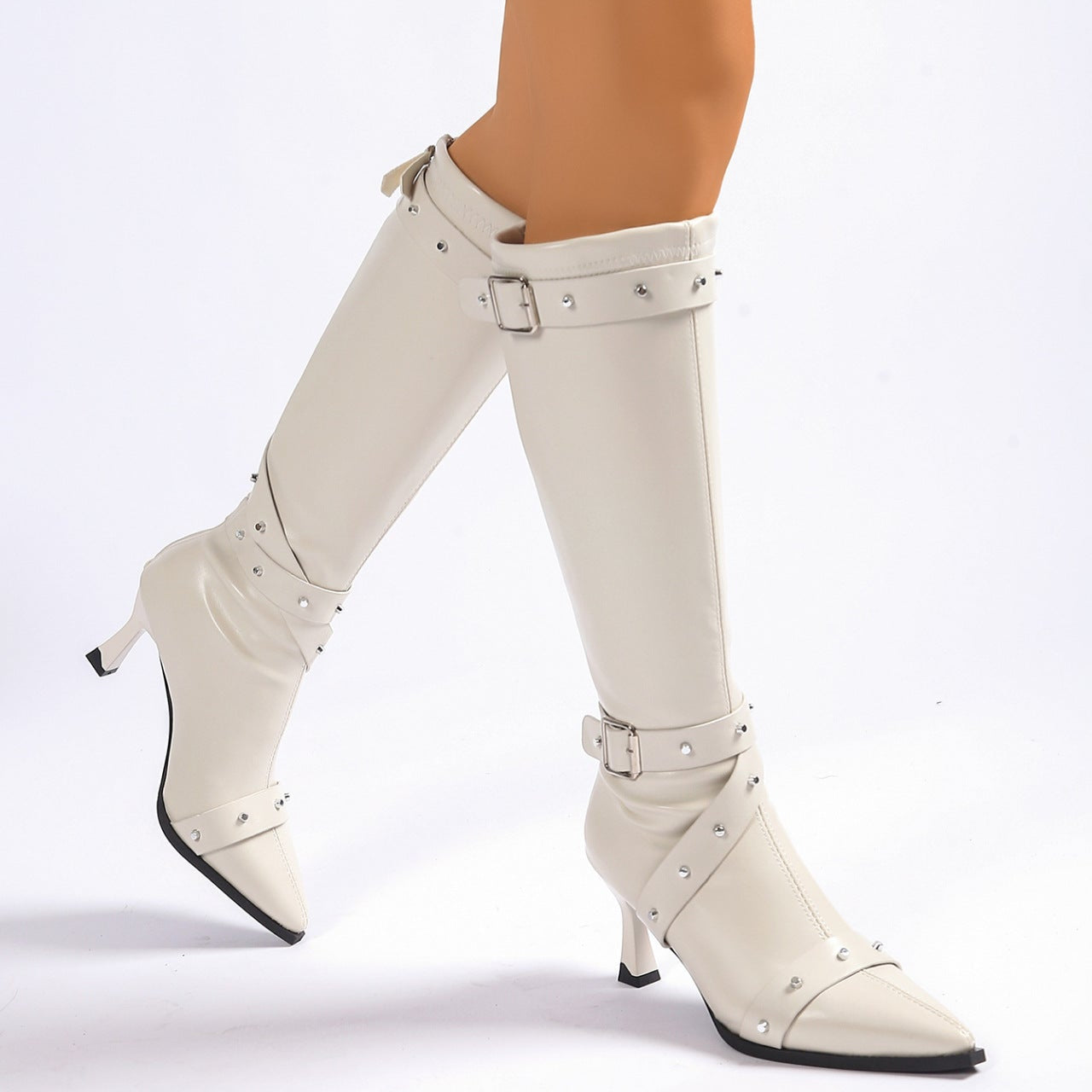 Clean Leather Ankle Boots