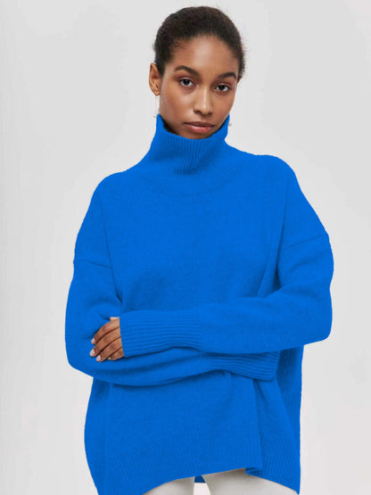 Cozy Women's Crew Neck Jumper Soft Oversized Fit