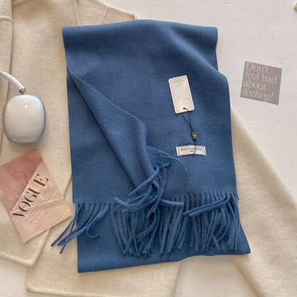 Cozy Lightweight Fringe Scarf Wrap