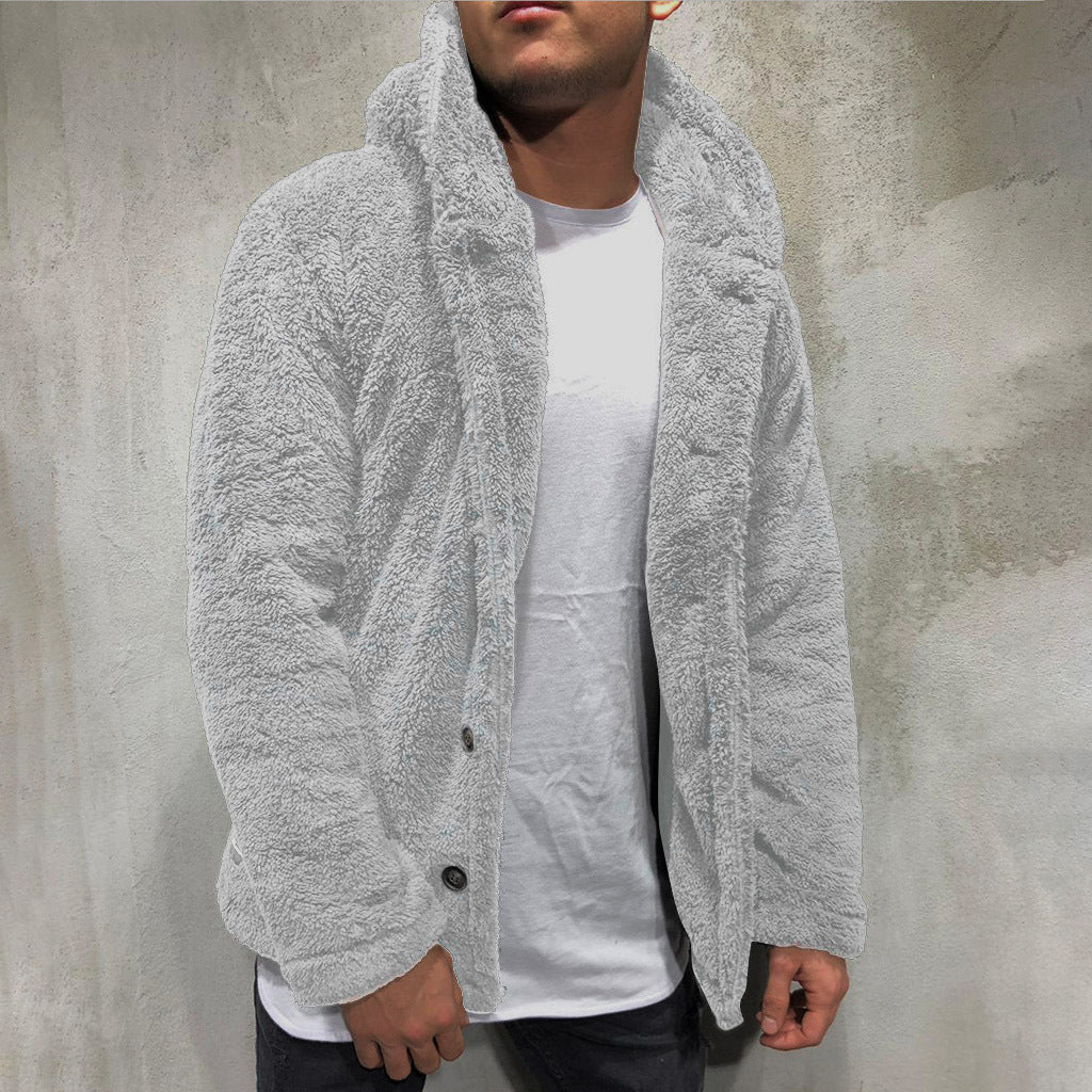 Men's Casual Hooded Fleece Jacket - Nocini