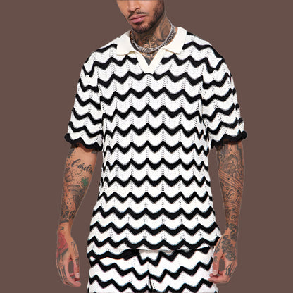 Casual Mens Short Sleeve Polo Shirt