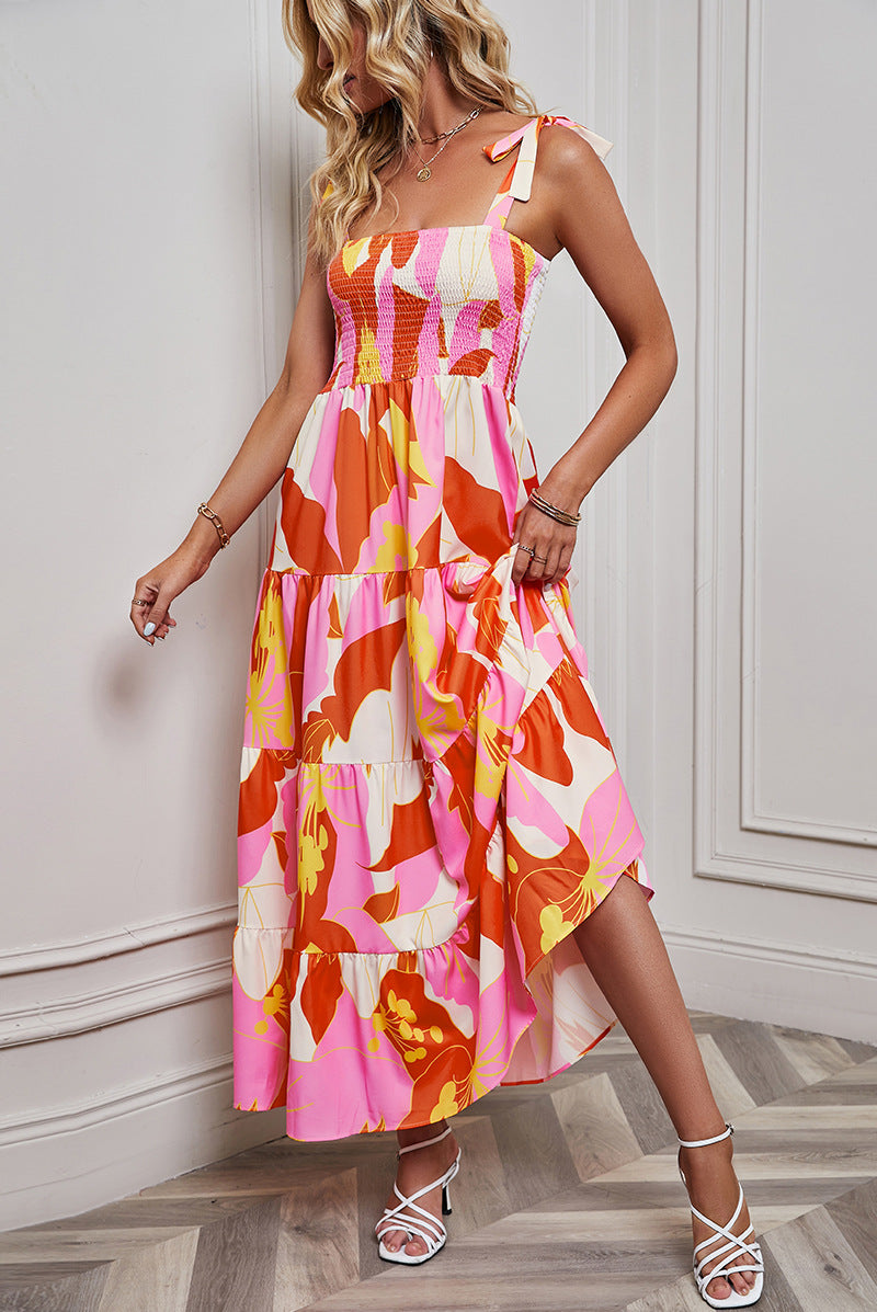 Flowy Long Sleeveless Summer Dress for Women