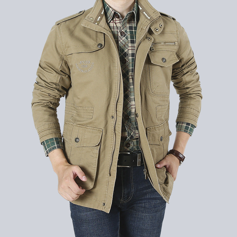Casual Outdoor Jacket - Loose Fit - Water Resistant