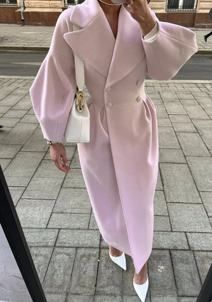 Classic Fit Women's Double Breasted Coat