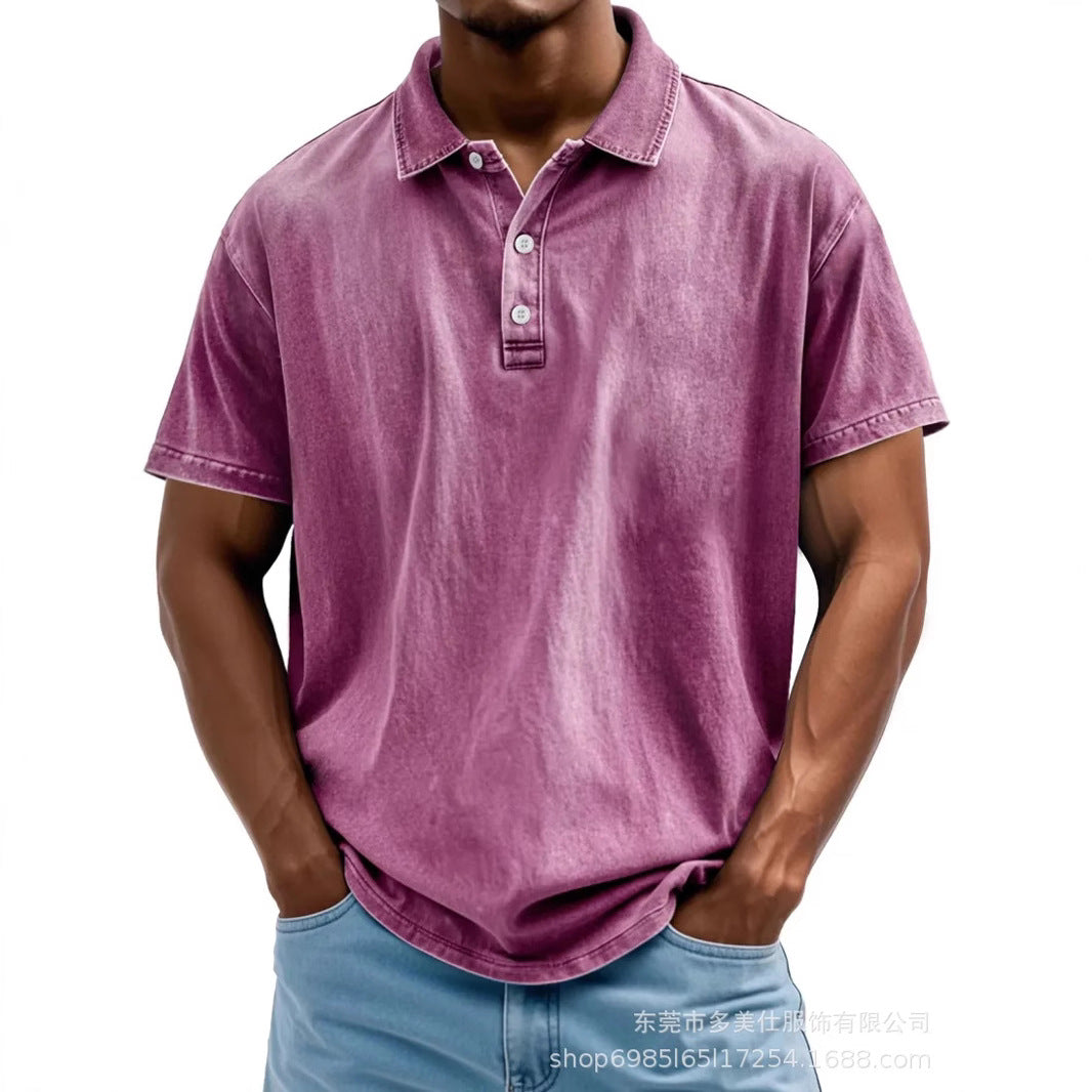 Casual Classic Cotton Short Sleeve Polo Shirt - Nocini