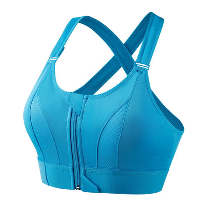 Soft & Supportive Front Zip Sports Bra