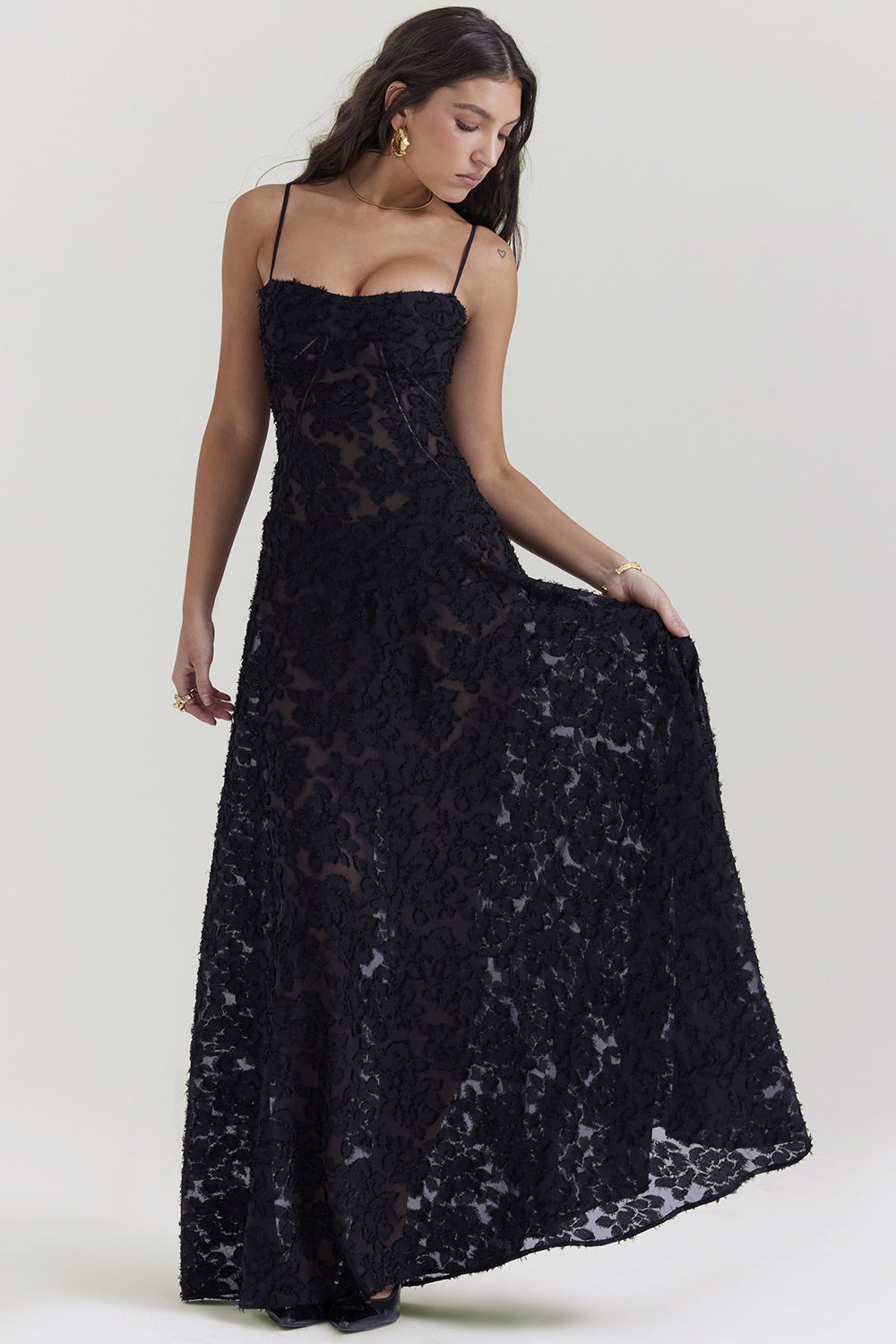 Women's Elegant Long Sleeveless Dress