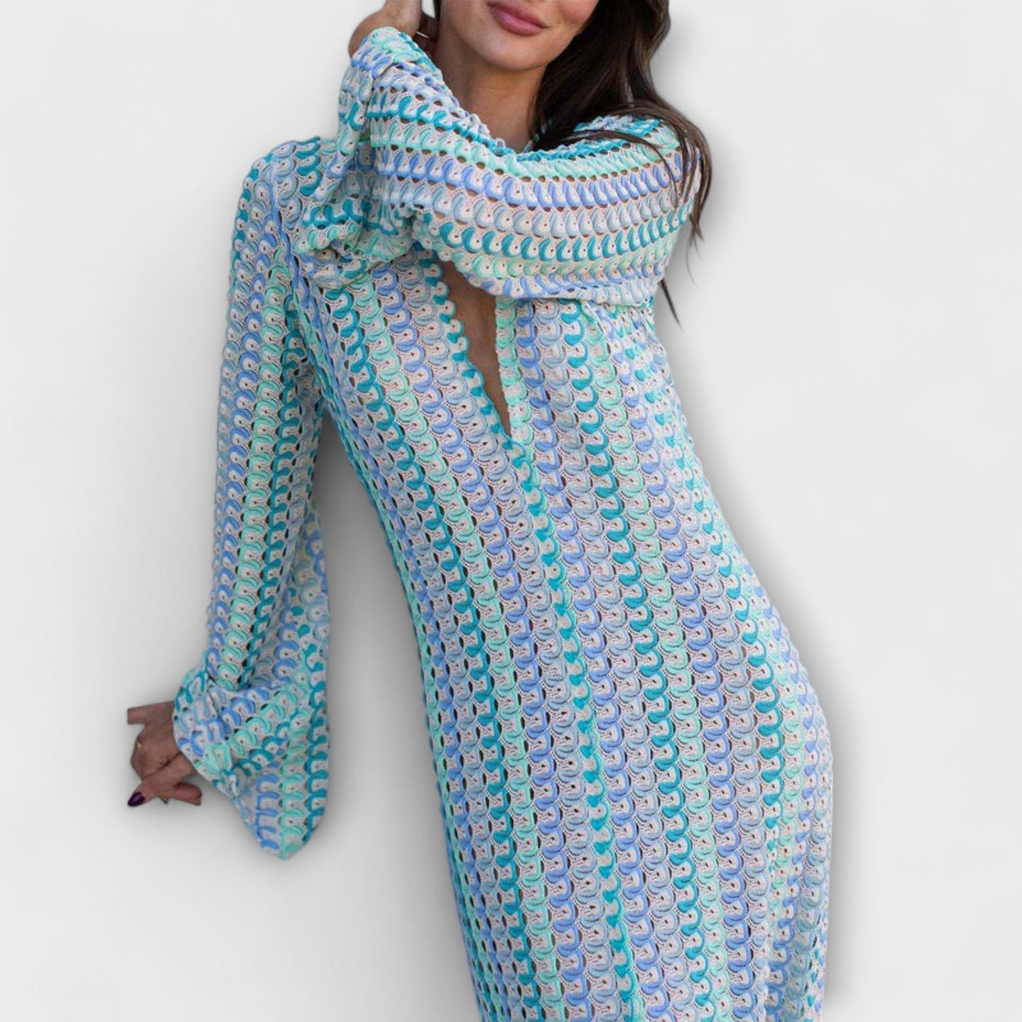 Sunny V-Neck Maxi Dress for Women