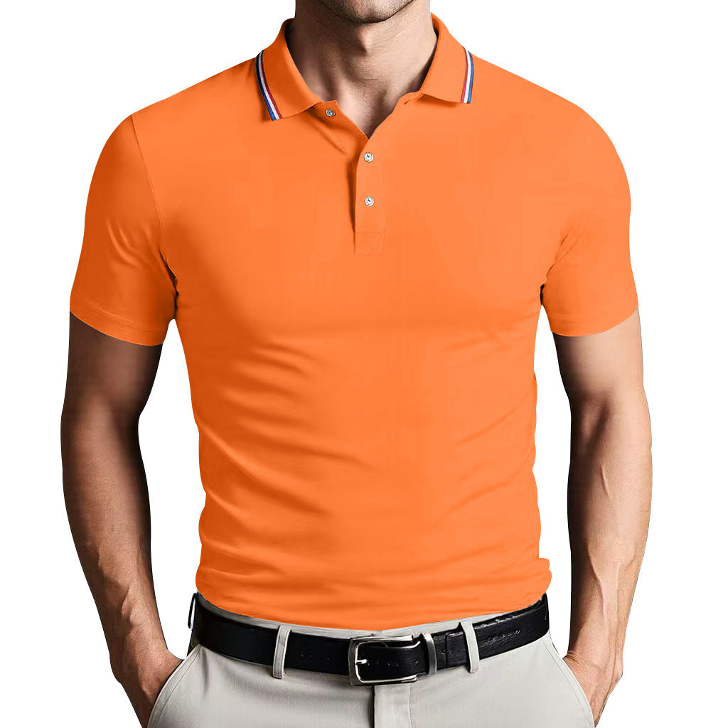 Men's Slim Fit Breathable Polo Shirt