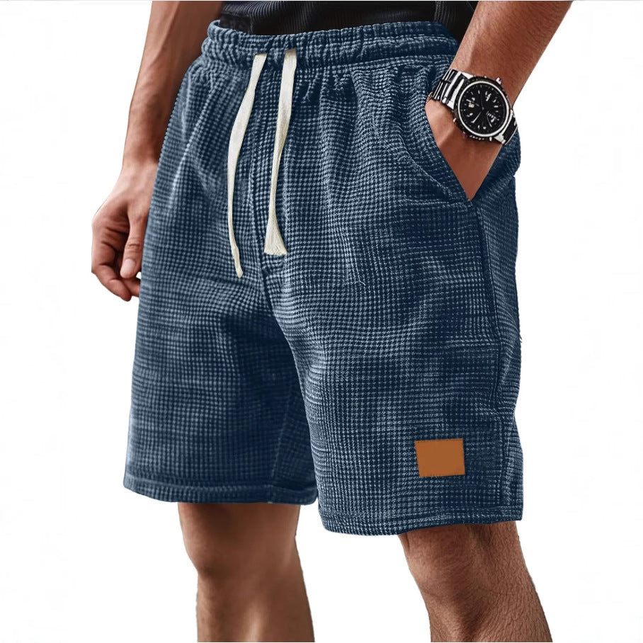 Comfortable Men's Shorts Loose Fit Elastic Waist