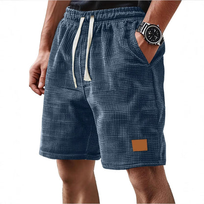 Comfortable Men's Shorts Loose Fit Elastic Waist