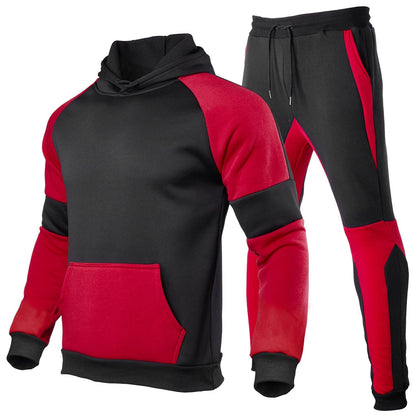 Comfortable Mens Jogging Suit Cotton Blend Sporty Style