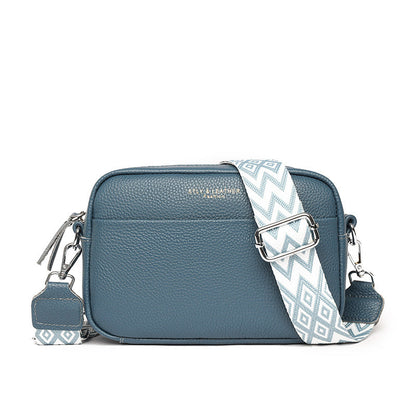 Textured Leather Mini Crossbody Purse