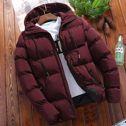 Casual Quilted Hoodie Jacket for Men - Nocini