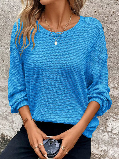 Cozy Women's Oversized Crew Neck Sweater
