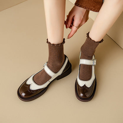 Comfortable Mary Jane Flat Shoes for Daily Wear - Nocini