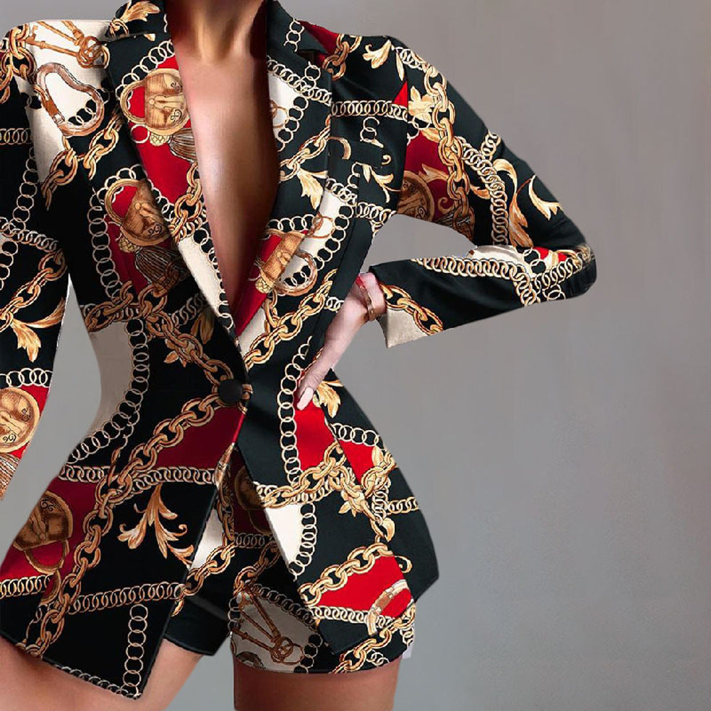 Classic 2-Piece Leopard Suit