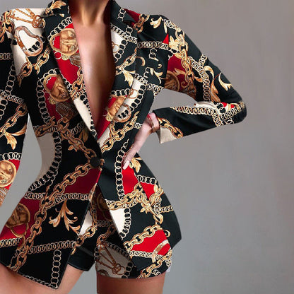 Classic 2-Piece Leopard Suit