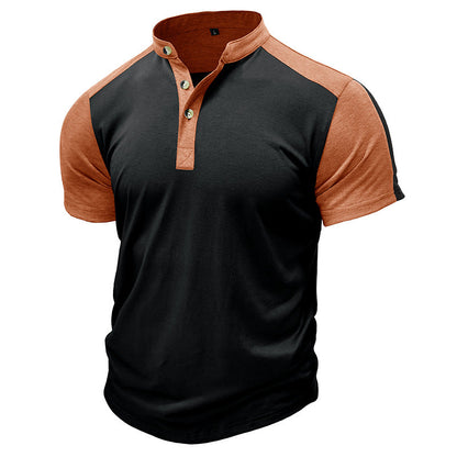 Men's Short Sleeve Casual Cotton Shirt
