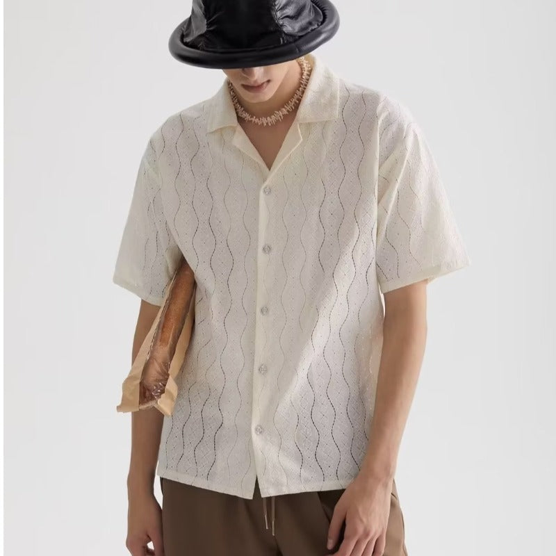 Casual Short Sleeve Shirt for Men - Nocini