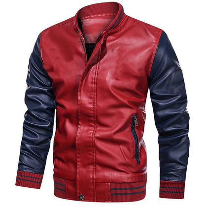 Men's Slim Fit Zip Jacket with Ribbed Hem