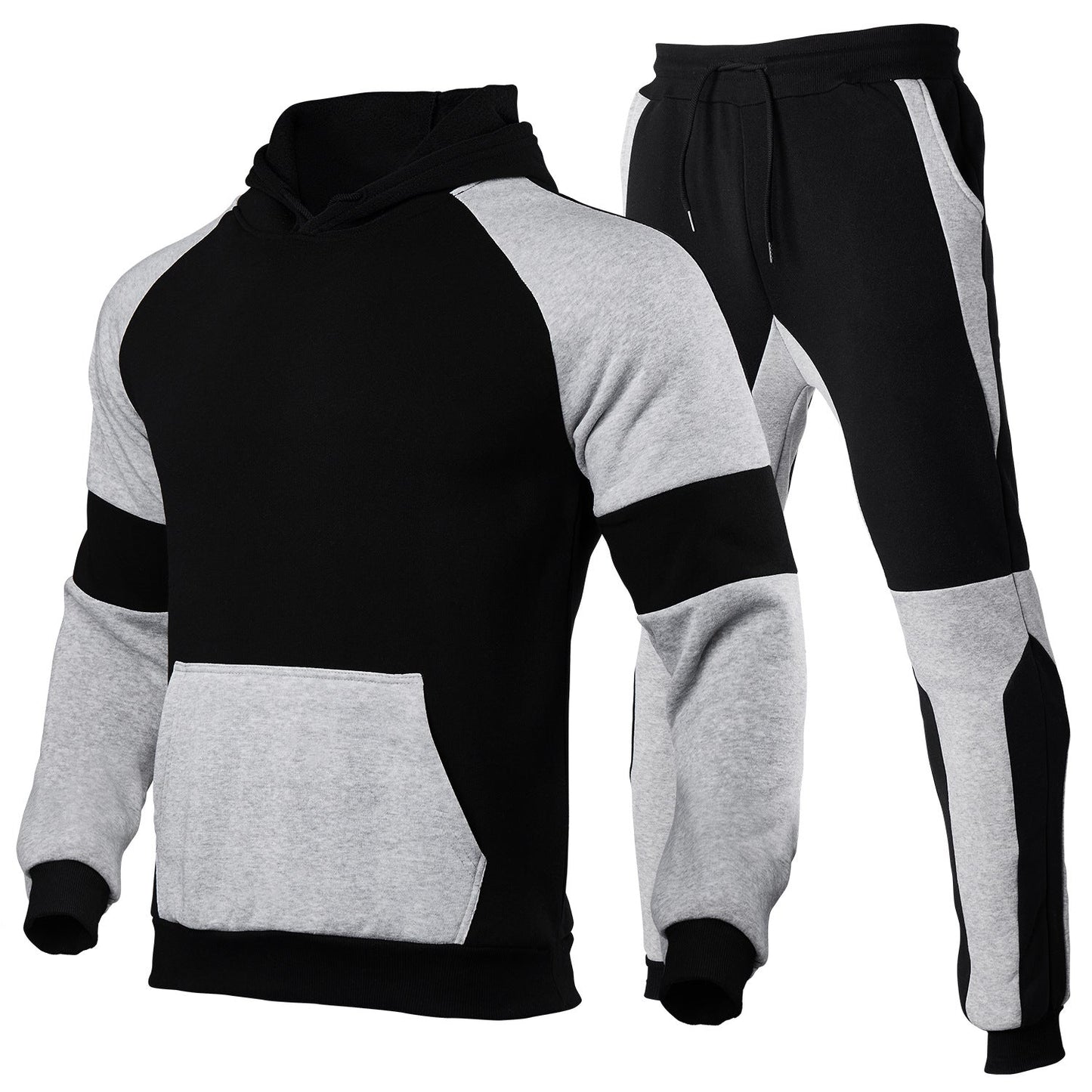 Comfortable Mens Jogging Suit Cotton Blend Sporty Style