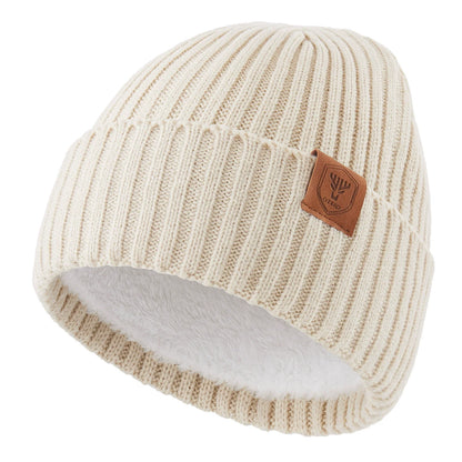 Warm Thick Cuffed Winter Beanie