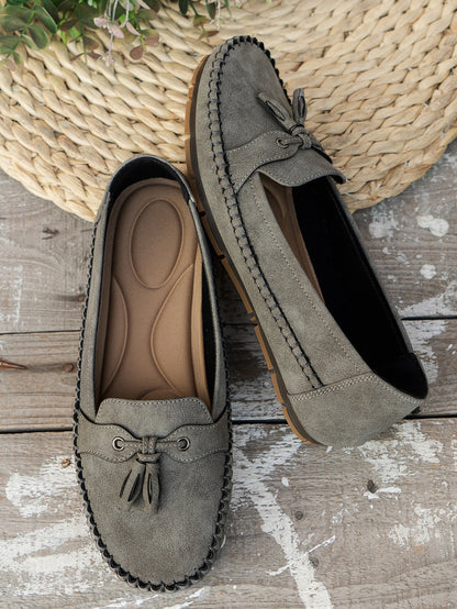 Timeless Leather Slip On Shoes