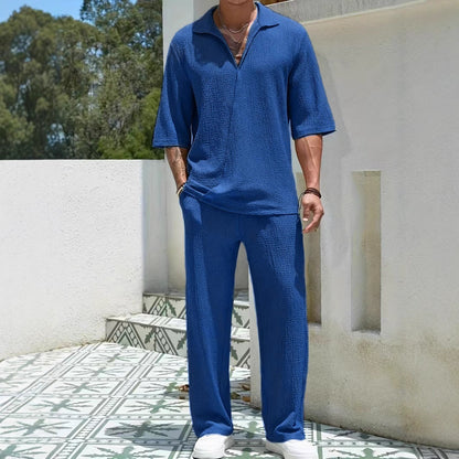 Casual Mens Summer Shorts Set