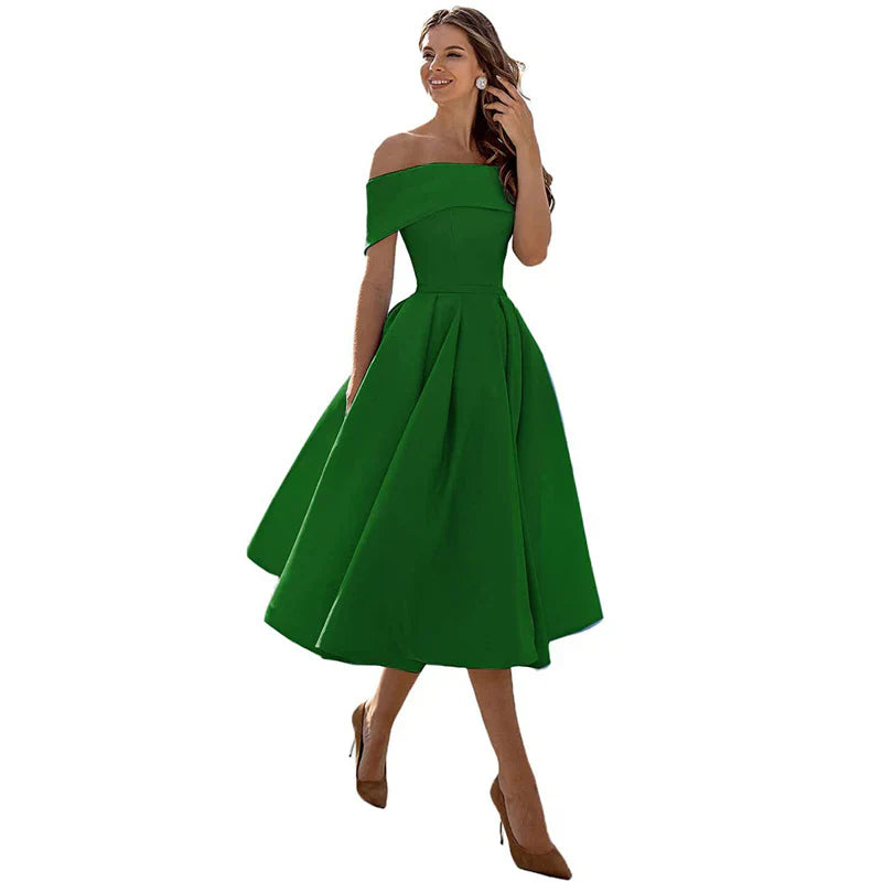 Ladies' Casual Off Shoulder Dress