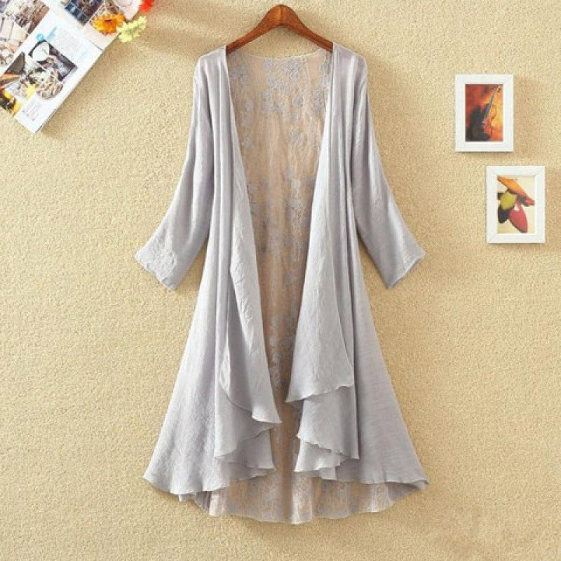 Soft Women's Open Front Lace Cardigan Sweater