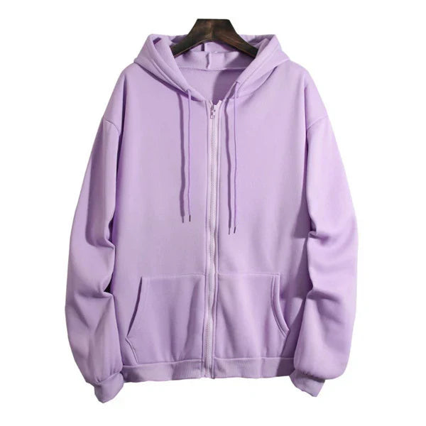 Women's Soft Oversized Zipper Hoodie