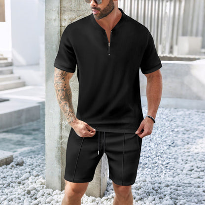 Casual Fitness Top and Pants Set for Men - Nocini