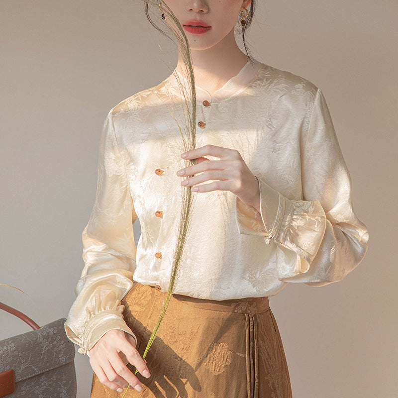 Soft Elegant Long-Sleeve Top