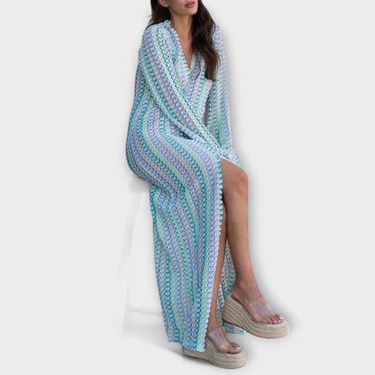 Sunny V-Neck Maxi Dress for Women